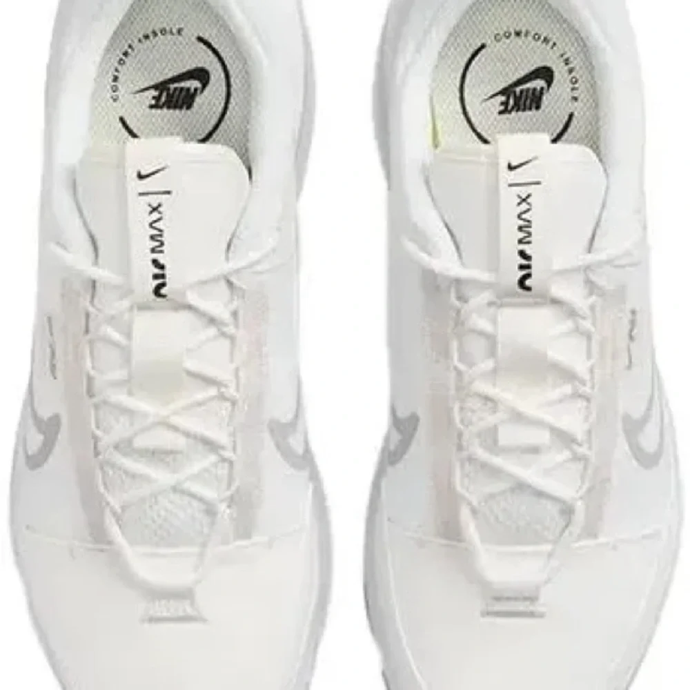 Womens Nike Air Max White Sneakers with Gray Accents in Size 10 [LIKE NEW] - Picture 8 of 10